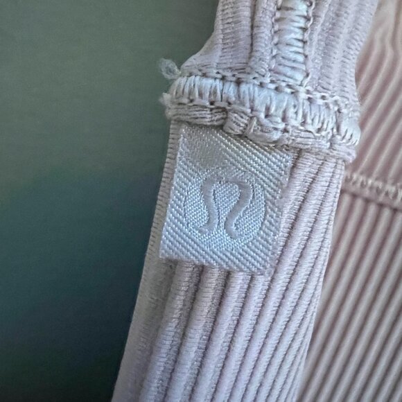 Lululemon Power Pivot Tank (Ribbed) camel/beige/tan color - Picture 4 of 9